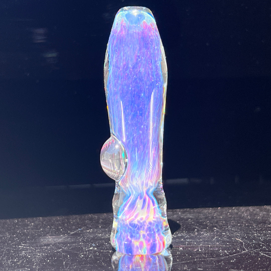 Purple Nebula Chillum Glass Pipe Tako Glass   