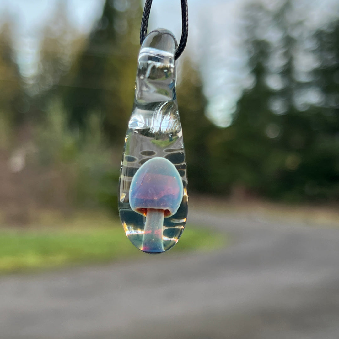 Fancy Mushroom Drop Pendant Glass Pipe Beezy Glass   