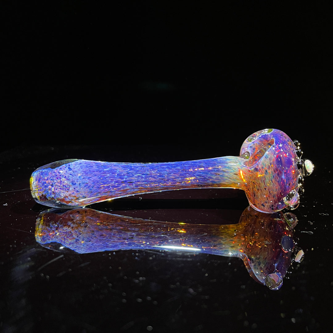 Purple Magic Opal Marble Pipe Glass Pipe Beezy Glass   