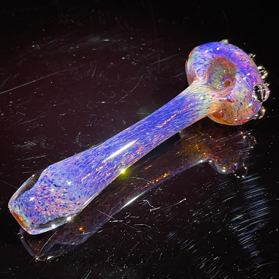 Purple Magic Opal Marble Pipe Glass Pipe Beezy Glass   