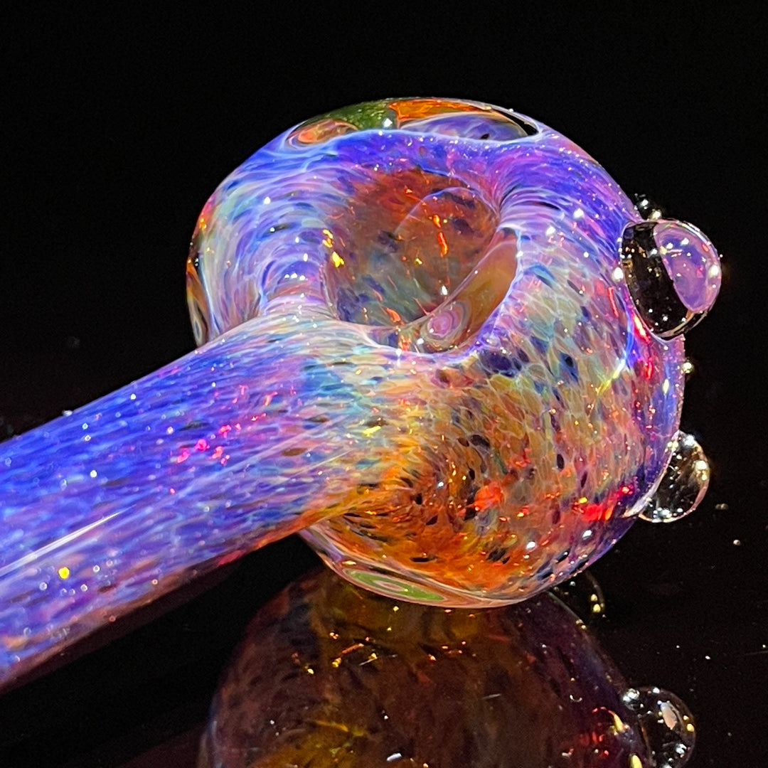 Purple Magic Opal Marble Pipe Glass Pipe Beezy Glass   