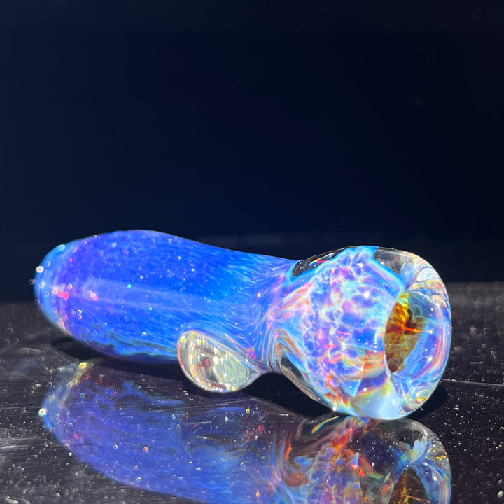 Purple Nebula Chillum Glass Pipe Tako Glass   