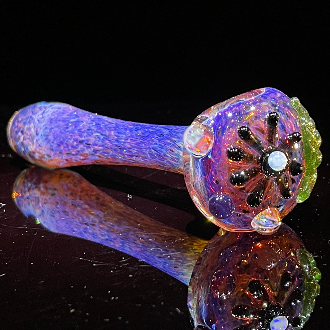 Purple Magic Opal Marble Pipe Glass Pipe Beezy Glass   