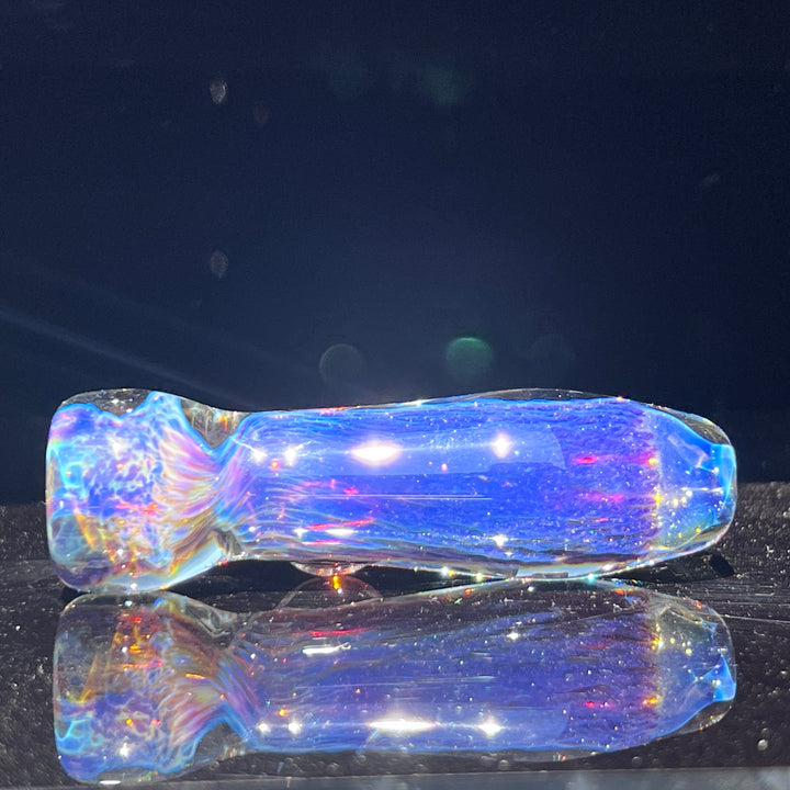 Purple Nebula Chillum Glass Pipe Tako Glass   