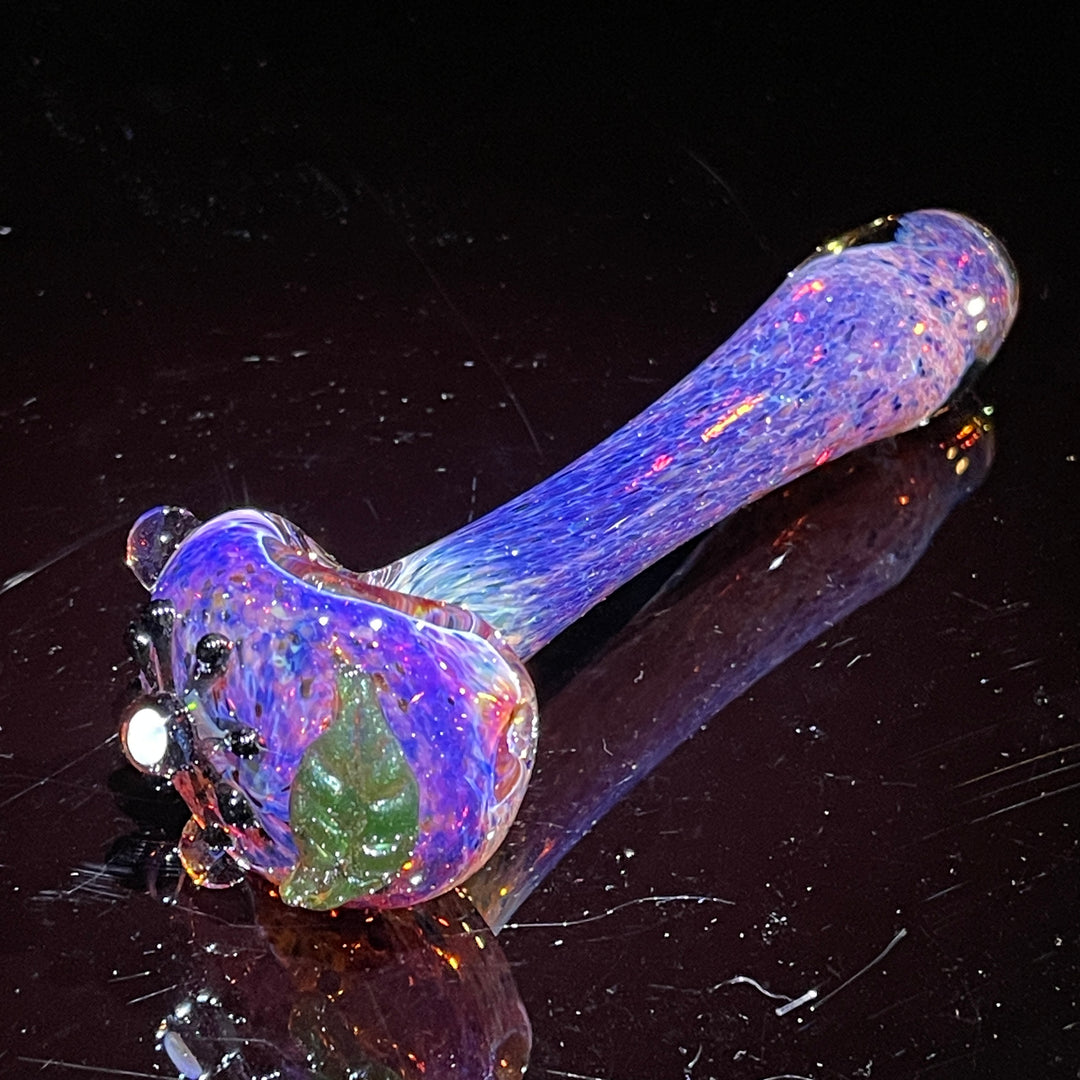 Purple Magic Opal Marble Pipe Glass Pipe Beezy Glass   