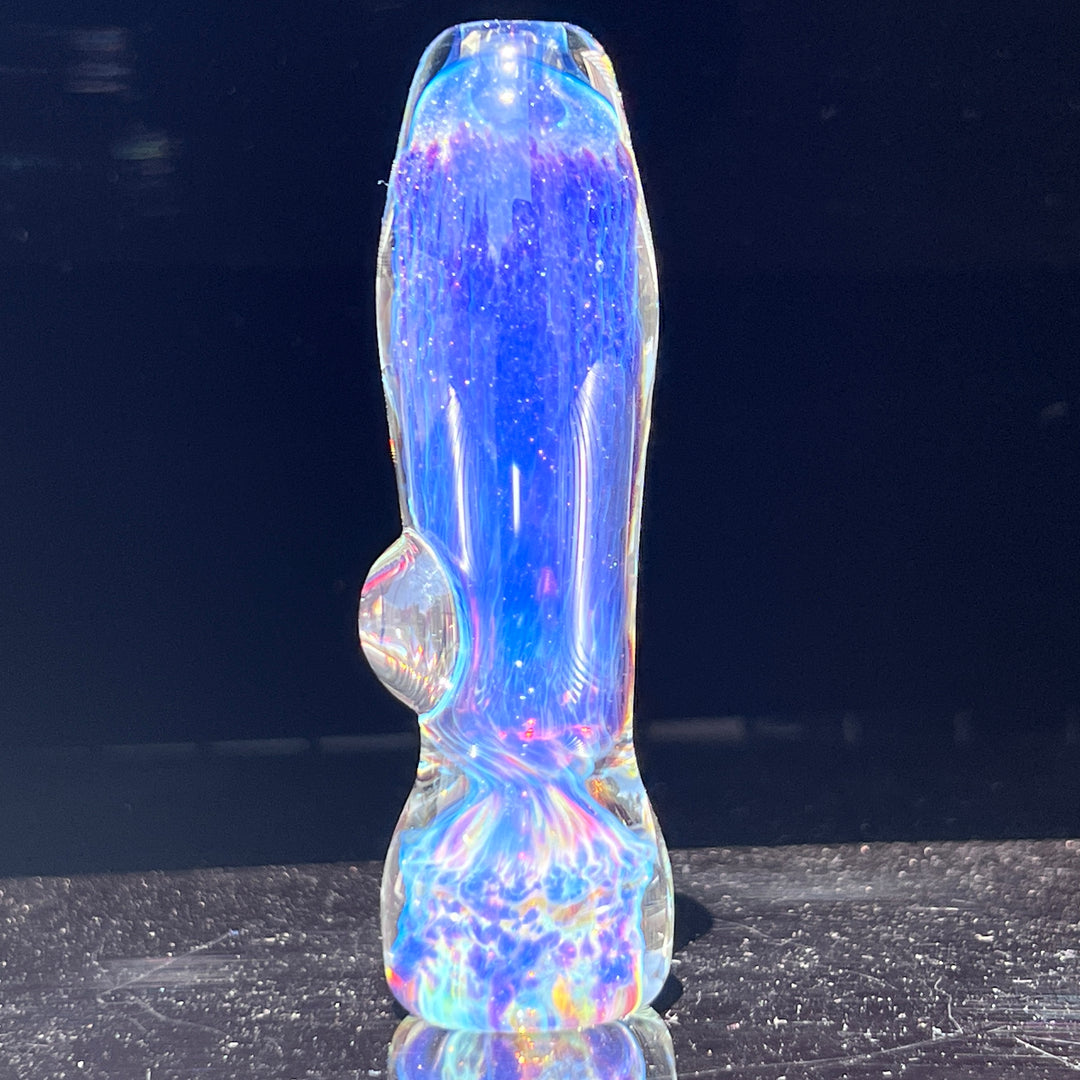 Purple Nebula Chillum Glass Pipe Tako Glass   