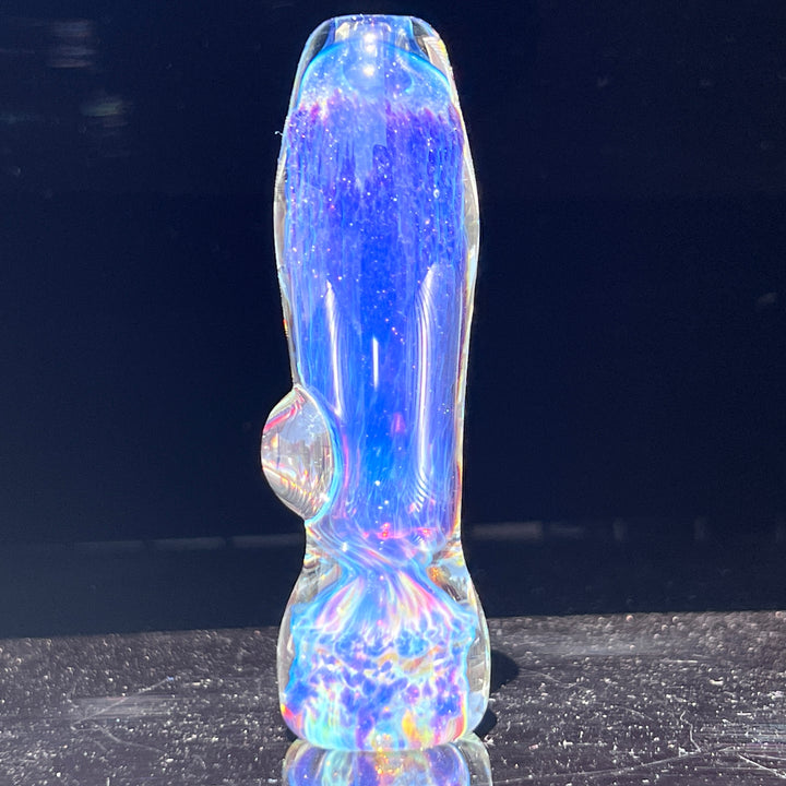 Purple Nebula Chillum Glass Pipe Tako Glass   