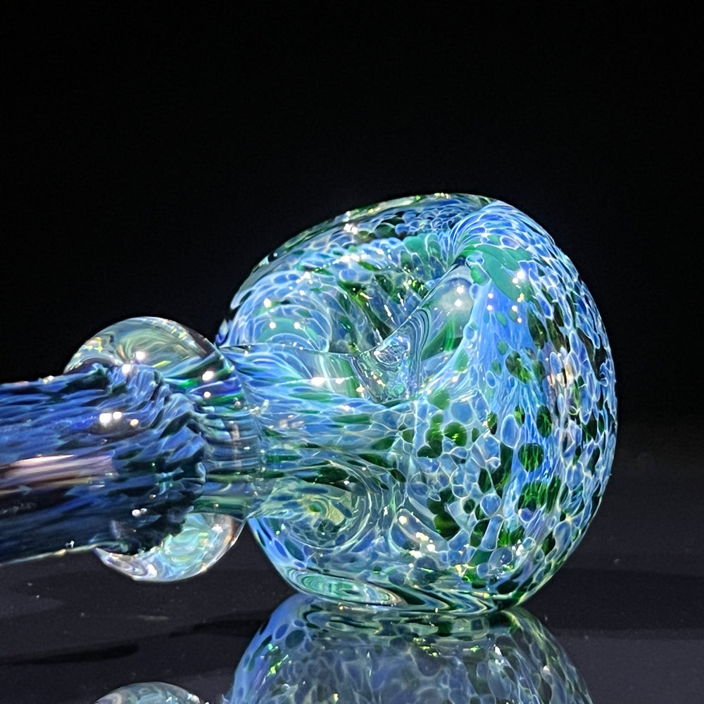 Blue Frit Pipe Glass Pipe Beezy Glass