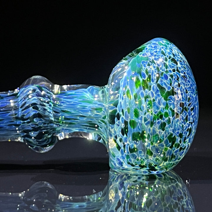 Blue Frit Pipe Glass Pipe Beezy Glass