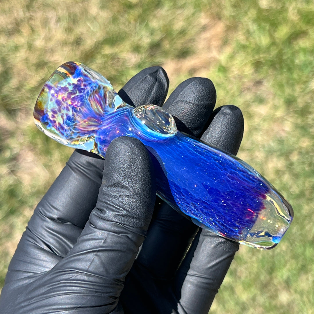 Purple Nebula Chillum Glass Pipe Tako Glass   