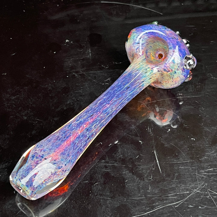 Purple Magic Opal Marble Pipe Glass Pipe Beezy Glass   