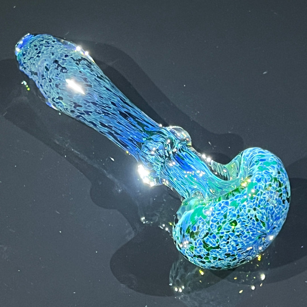 Blue Frit Pipe Glass Pipe Beezy Glass