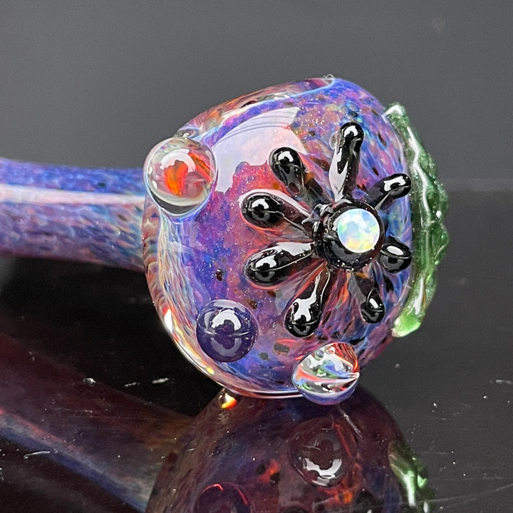 Purple Magic Opal Marble Pipe Glass Pipe Beezy Glass   