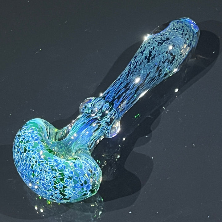 Blue Frit Pipe Glass Pipe Beezy Glass