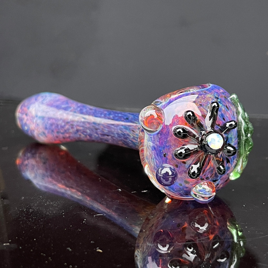 Purple Magic Opal Marble Pipe Glass Pipe Beezy Glass   