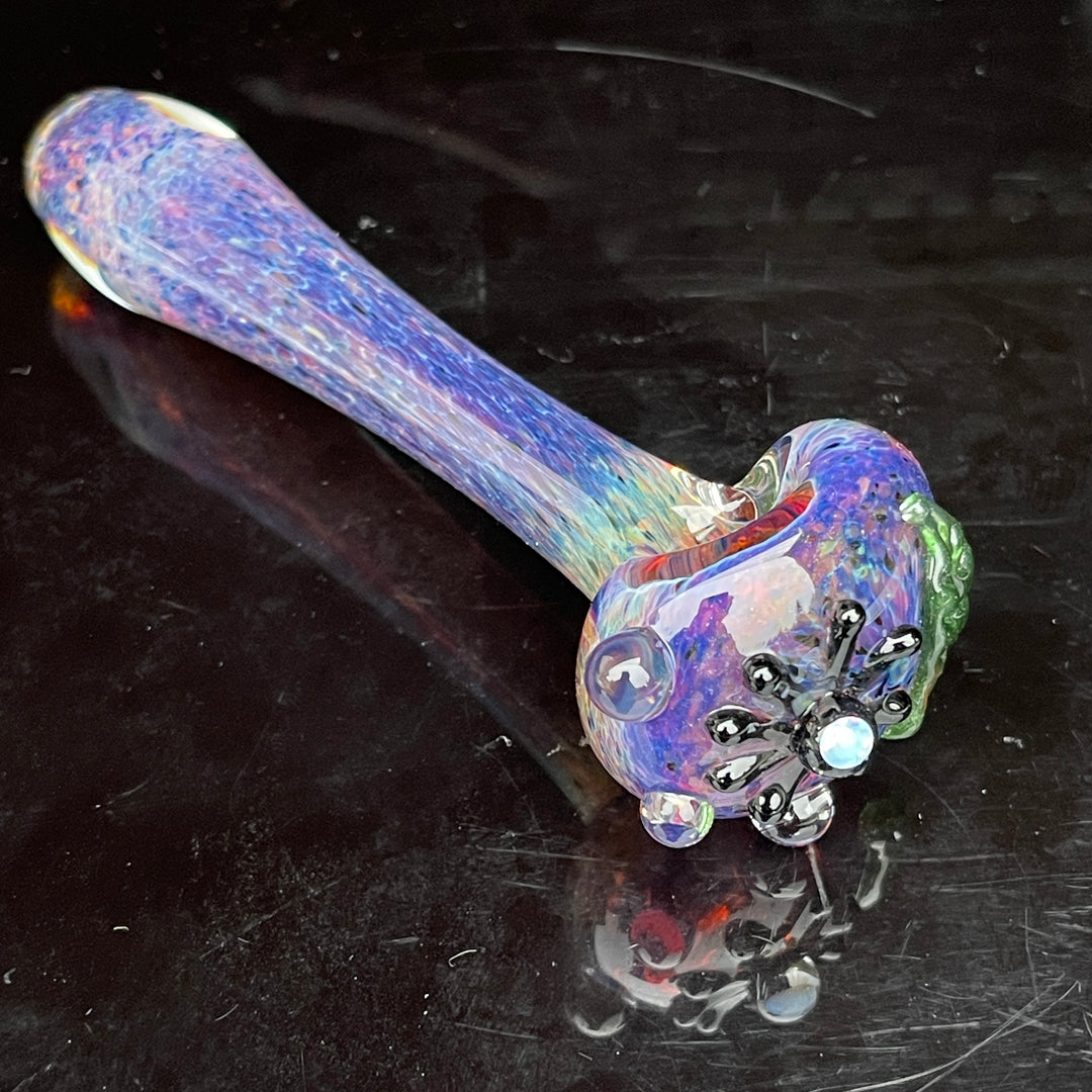 Purple Magic Opal Marble Pipe Glass Pipe Beezy Glass   