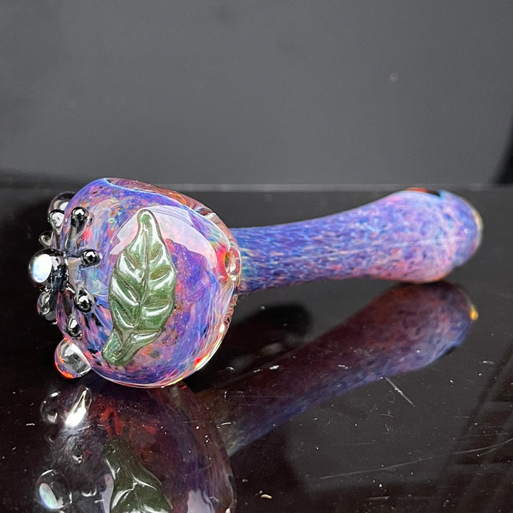 Purple Magic Opal Marble Pipe Glass Pipe Beezy Glass   