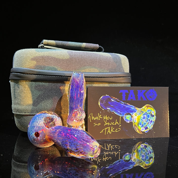 Purple Nebula Combo Glass Pipe Tako Glass   