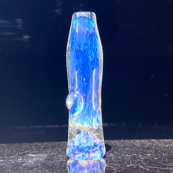 Purple Nebula Chillum Glass Pipe Tako Glass   