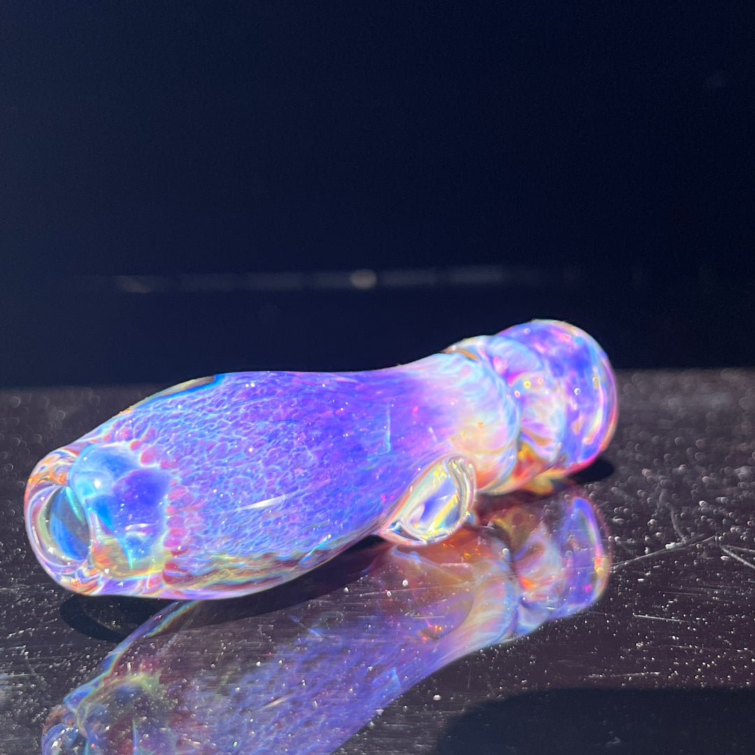 Purple Nebula Chillum Glass Pipe Tako Glass   