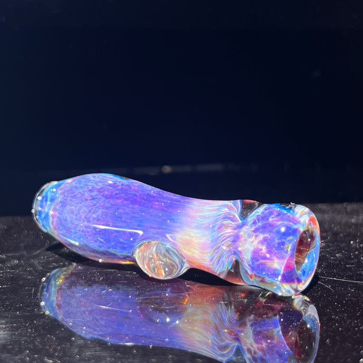 Purple Nebula Chillum Glass Pipe Tako Glass   