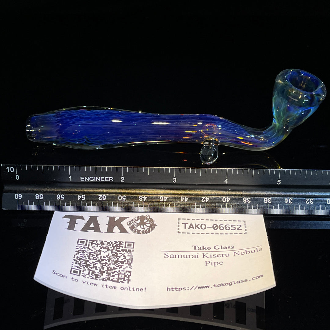 Samurai Kiseru Nebula Pipe Glass Pipe Tako Glass   