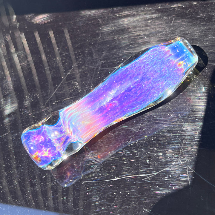 Purple Nebula Chillum Glass Pipe Tako Glass   