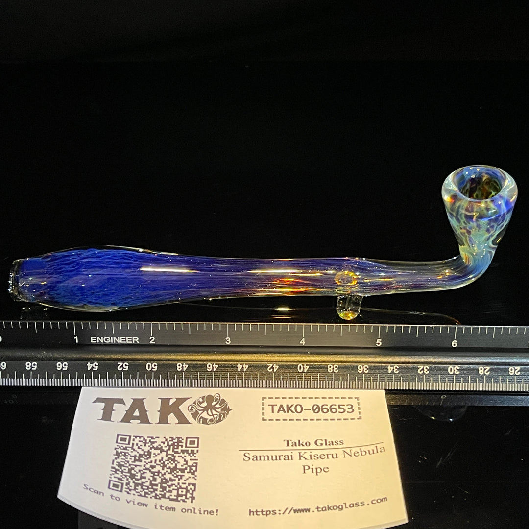 Samurai Kiseru Nebula Pipe Glass Pipe Tako Glass   