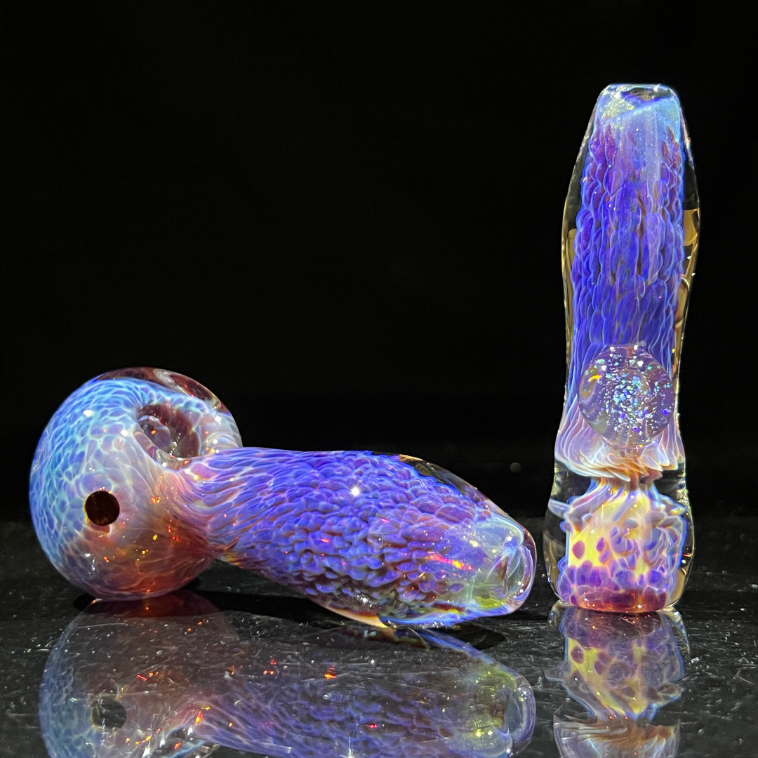 Purple Nebula Combo Glass Pipe Tako Glass   