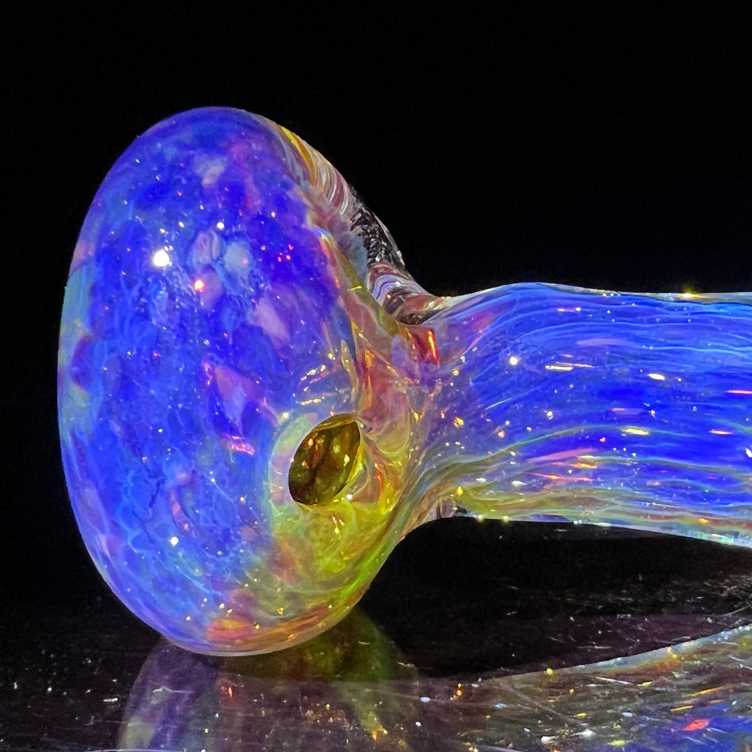 Purple Ghost Crushed Opal Marble Pipe Glass Pipe Tako Glass   