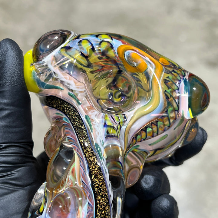 Molten Thick and Twisted Pipe Glass Pipe Molten Imagination   