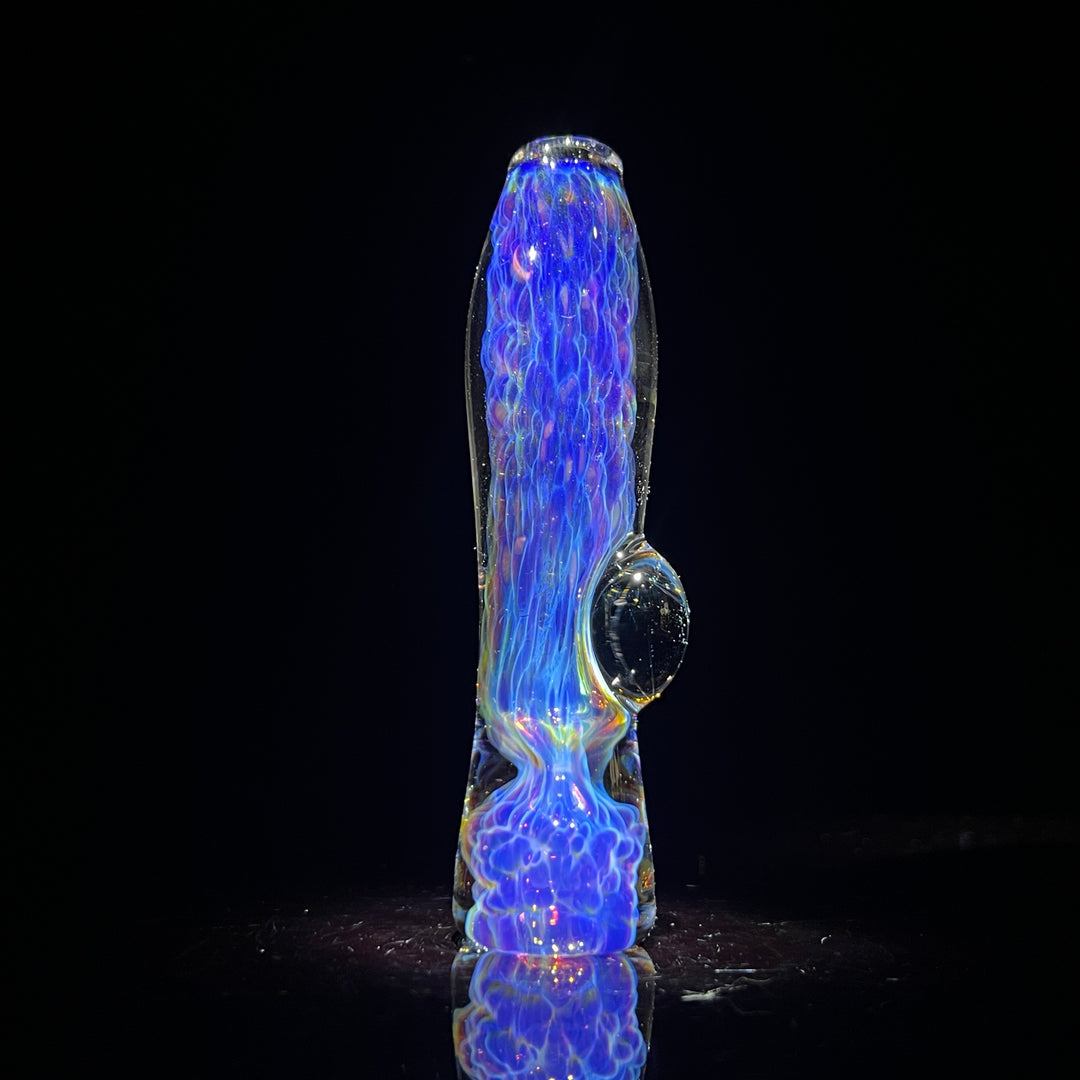 Purple Ghost Chillum Glass Pipe Tako Glass   