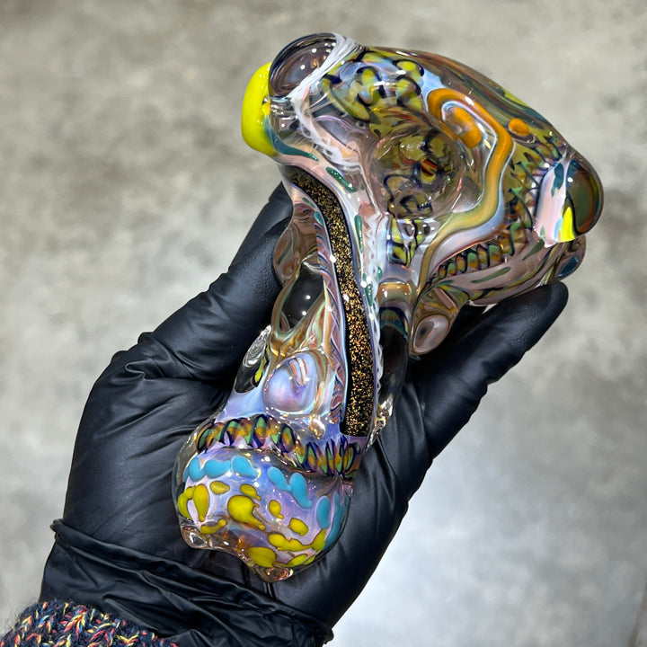 Molten Thick and Twisted Pipe Glass Pipe Molten Imagination   