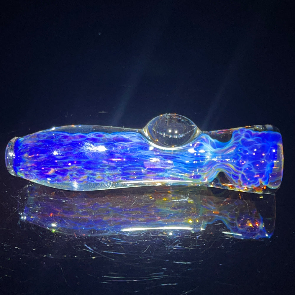 Purple Ghost Chillum Glass Pipe Tako Glass   