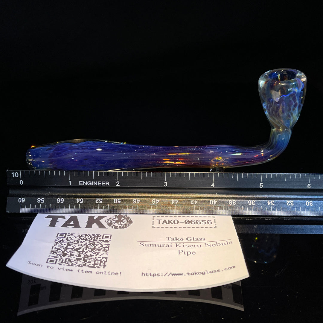 Samurai Kiseru Nebula Pipe Glass Pipe Tako Glass   