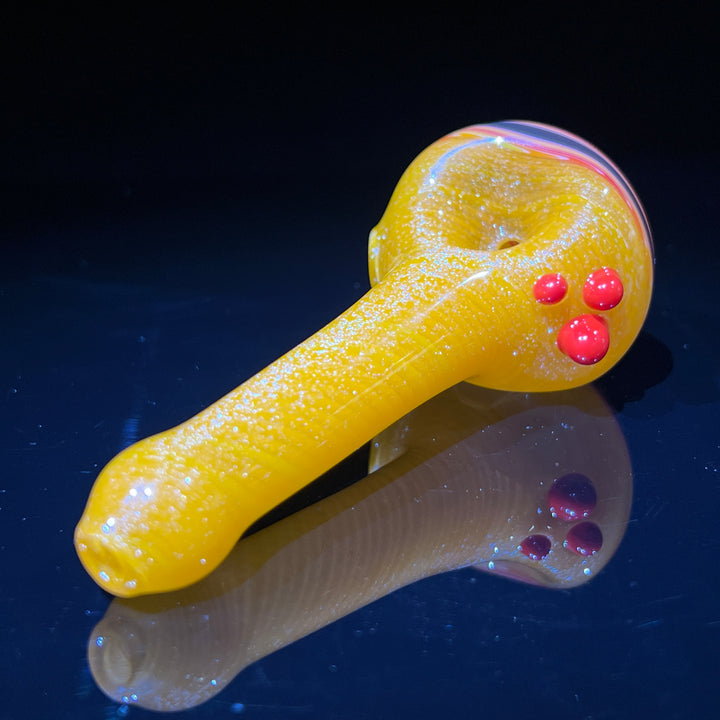 Fire Dichro Spoon Glass Pipe Dan Longden Glass   