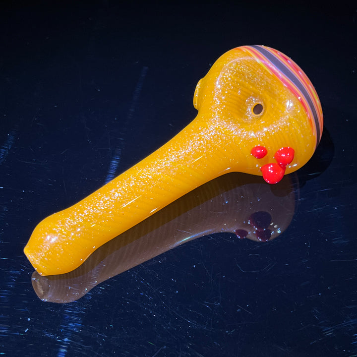 Fire Dichro Spoon Glass Pipe Dan Longden Glass   