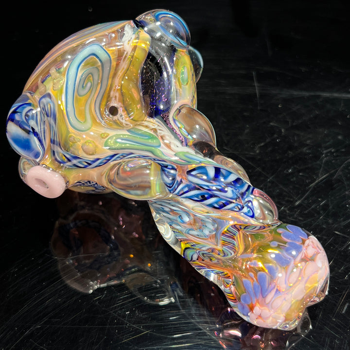 Molten Thick and Twisted Pipe Glass Pipe Molten Imagination   