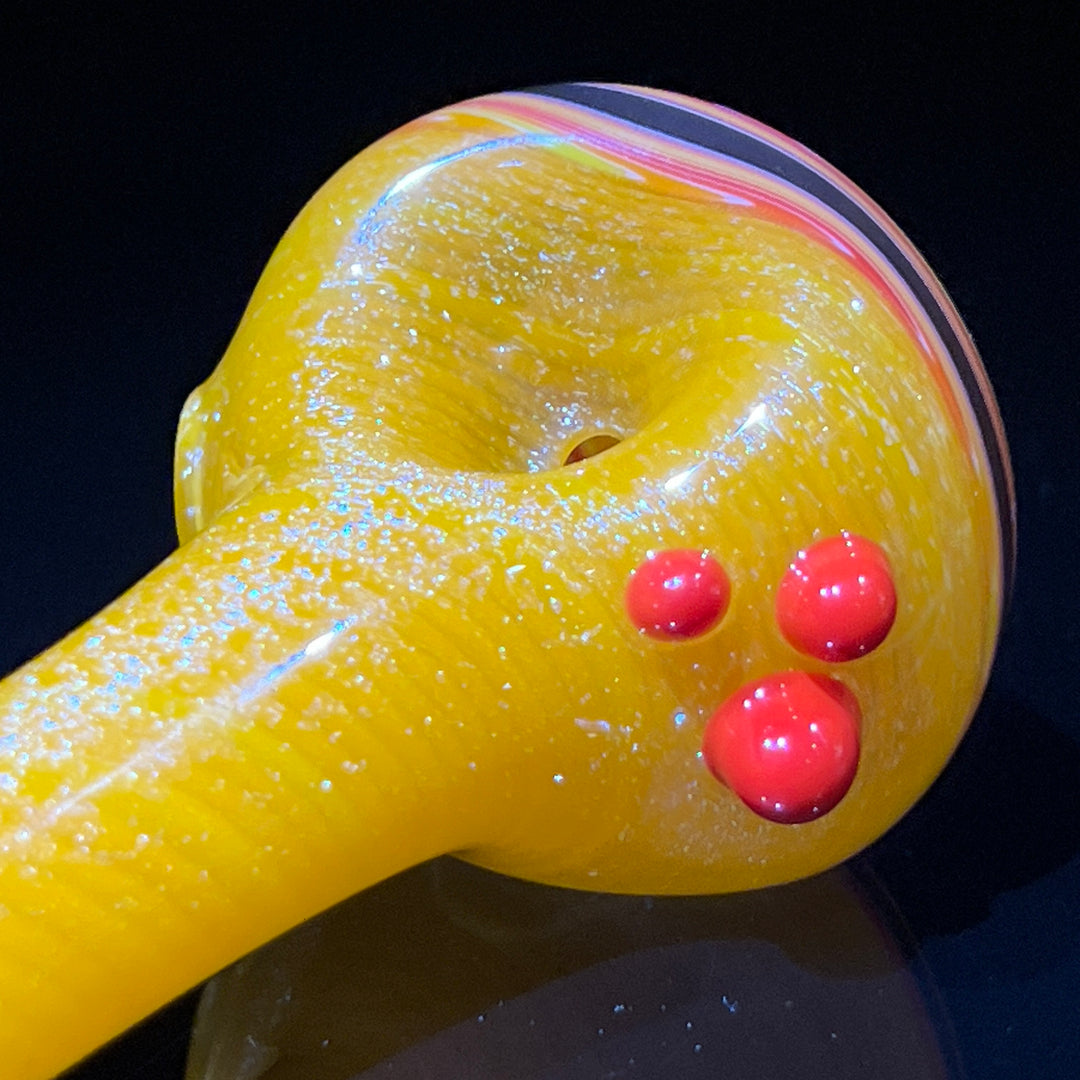 Fire Dichro Spoon Glass Pipe Dan Longden Glass   