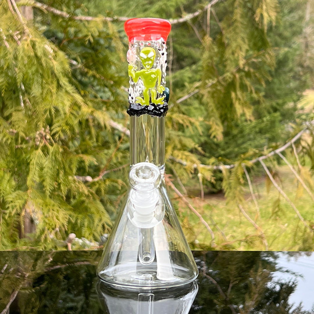 9" Alien Bong Glass Pipe Mary Jane's Glass