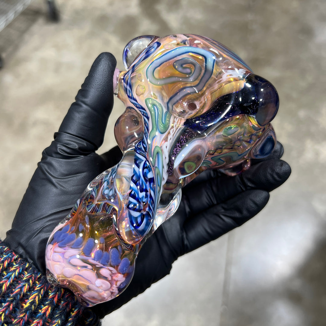 Molten Thick and Twisted Pipe Glass Pipe Molten Imagination   