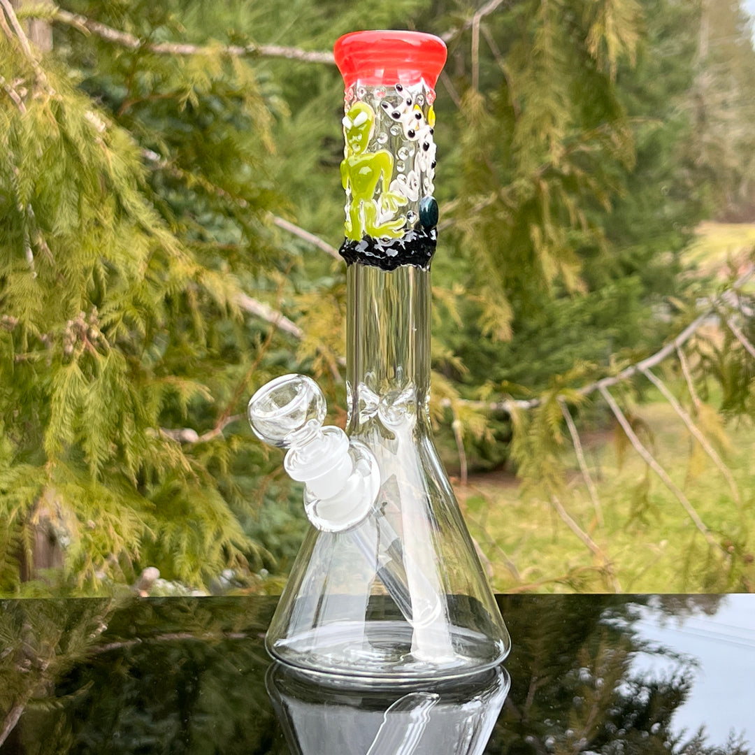 9" Alien Bong Glass Pipe Mary Jane's Glass