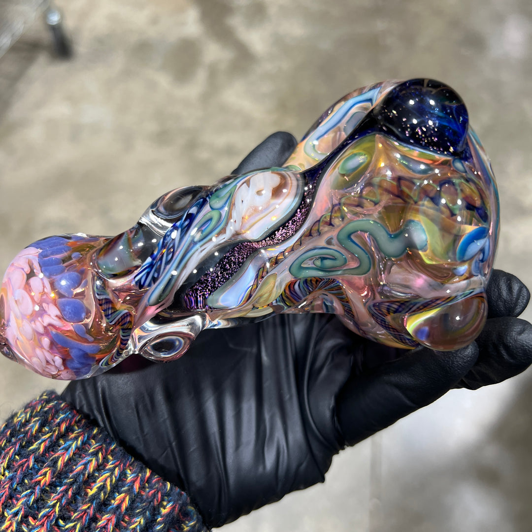 Molten Thick and Twisted Pipe Glass Pipe Molten Imagination   