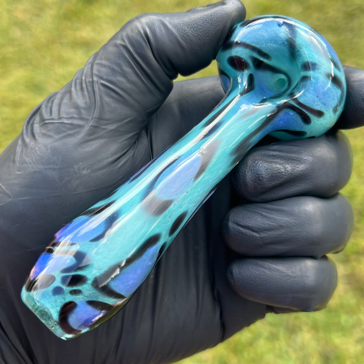 Leopard Pipe Glass Pipe Beezy Glass   