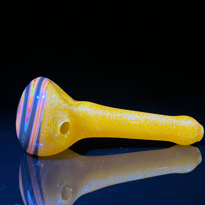 Fire Dichro Spoon Glass Pipe Dan Longden Glass   