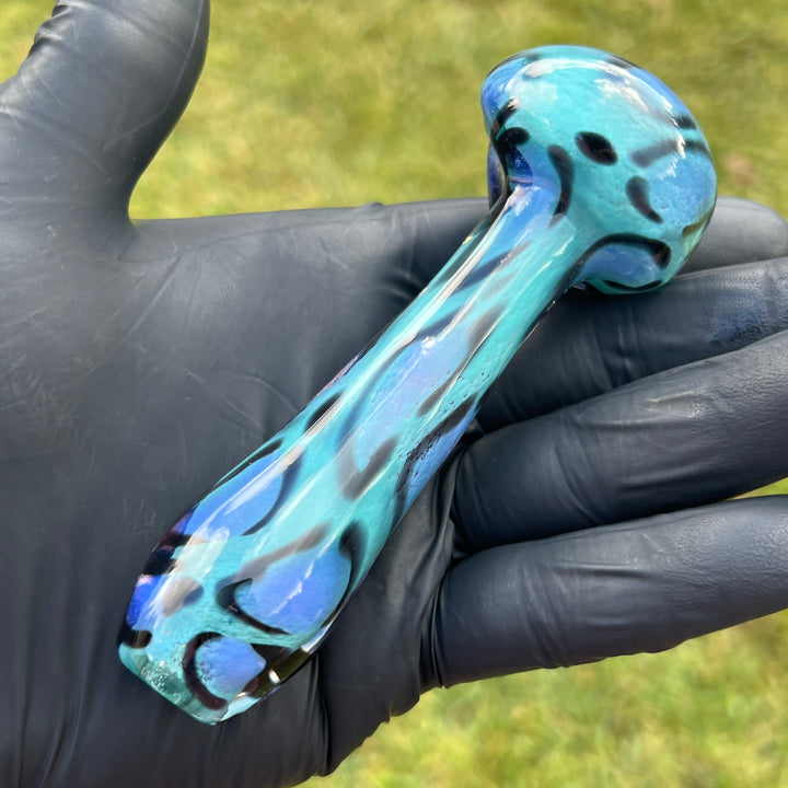 Leopard Pipe Glass Pipe Beezy Glass   