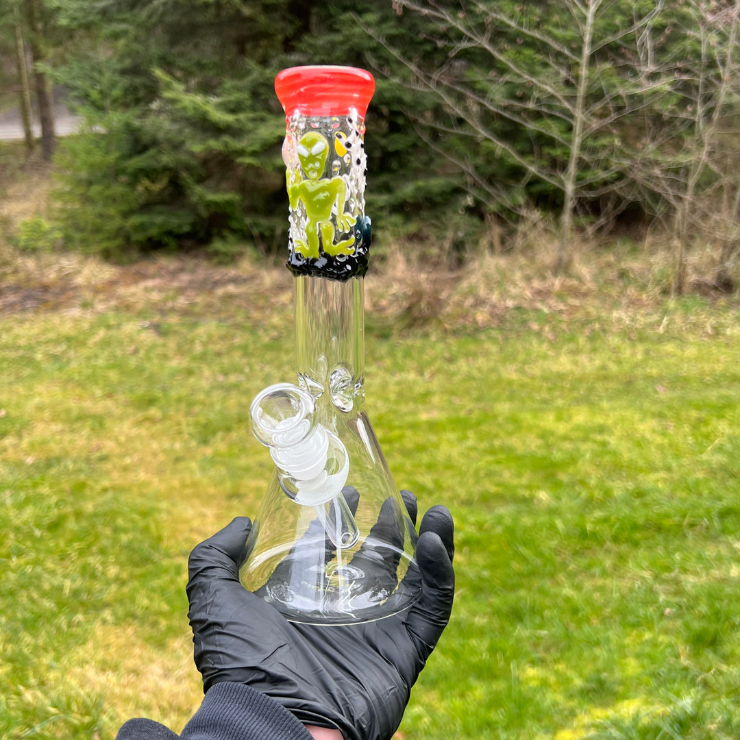 9" Alien Bong Glass Pipe Mary Jane's Glass