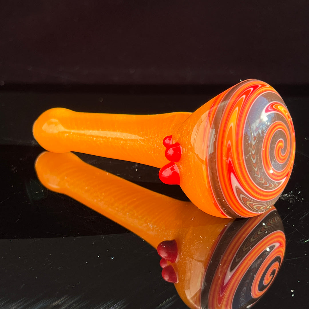 Fire Dichro Spoon Glass Pipe Dan Longden Glass   