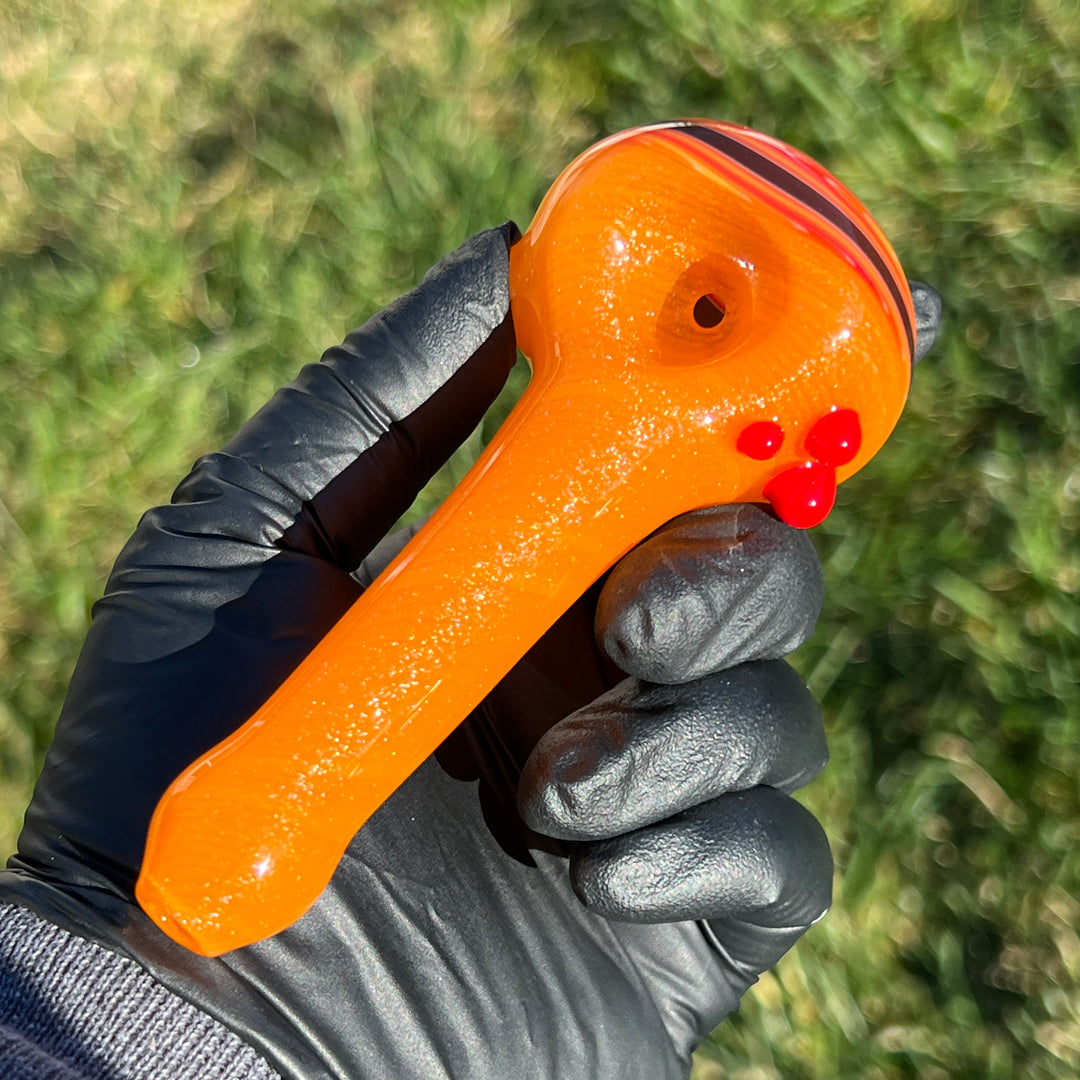 Fire Dichro Spoon Glass Pipe Dan Longden Glass   