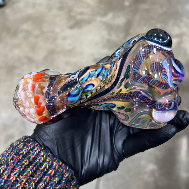 Molten Thick and Twisted Pipe Glass Pipe Molten Imagination   